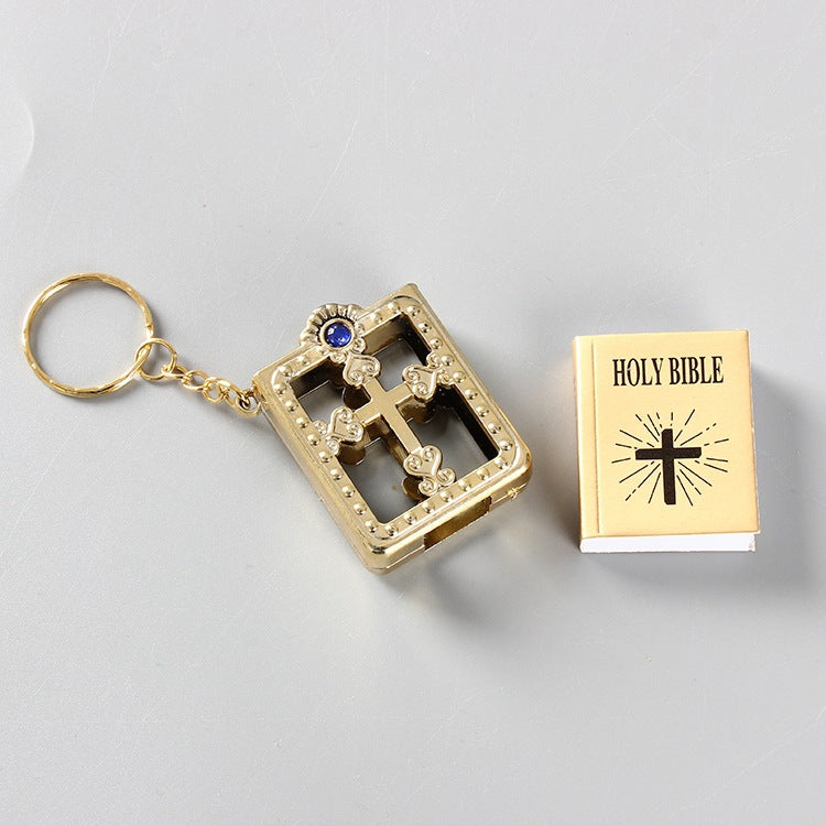 Small Cross Keychain, Religious Keychain